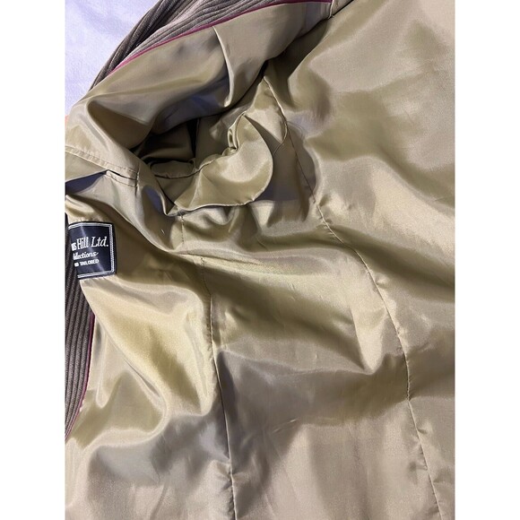 Thomas Hill Corduroy Taupe Khaki Wide Wale Blazer SportCoat 42L - Picture 7 of 8